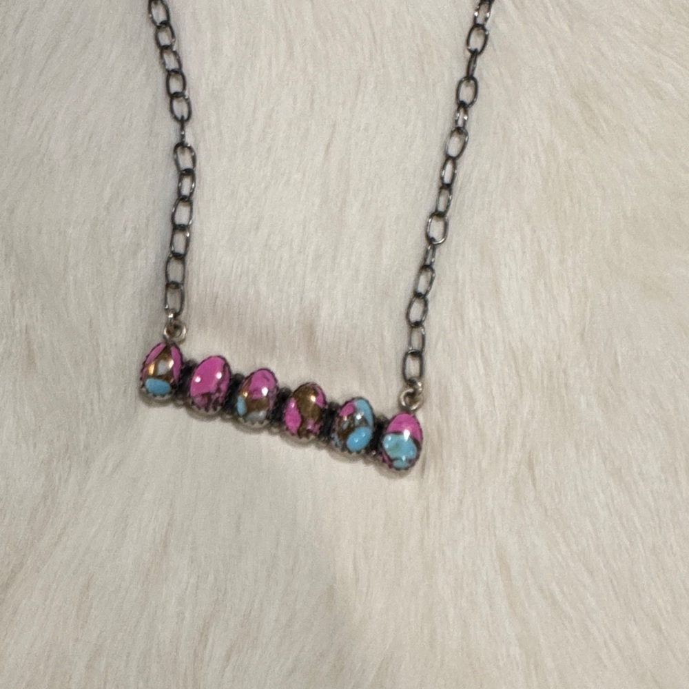 Elegant Multicolor Stone Necklace